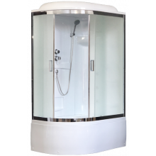 Душевая кабина Royal Bath BK RB 8120BK1-M-CH (матовое) правая